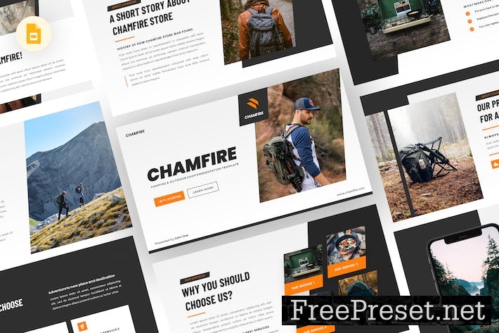 Chamfire - Camp Google Slides Template