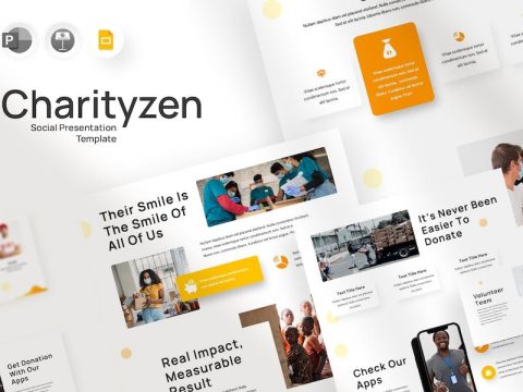 Charityzen Presentation - Google Slide Template V8B4AGQ