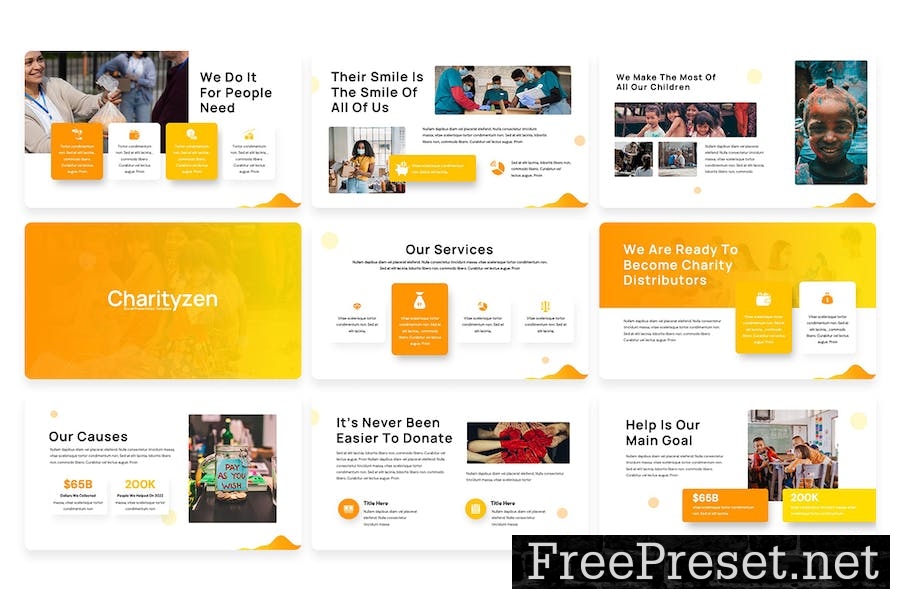 Charityzen Presentation - Keynote Template Y63FJDV