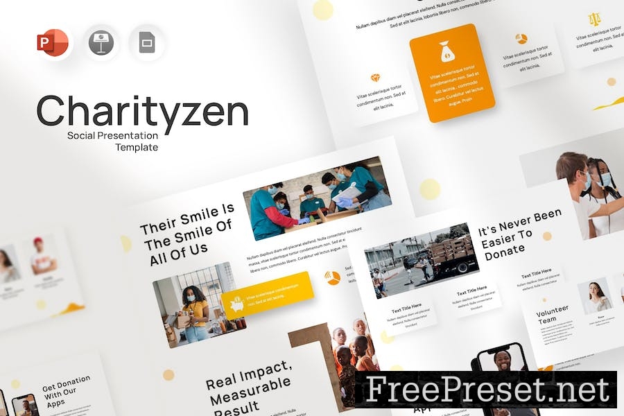 Charityzen Presentation - Powerpoint Template MLF2LKU