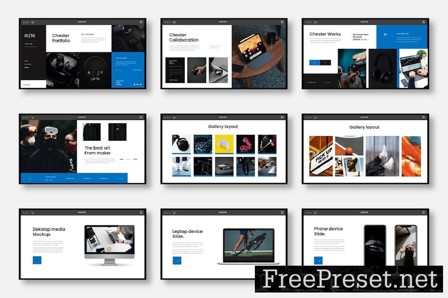 Chester - Business Google Slide Template EN8XFQJ