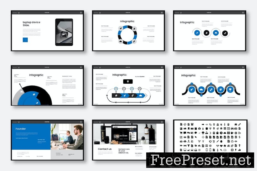 Chester – Business PowerPoint Template AFHFHQF