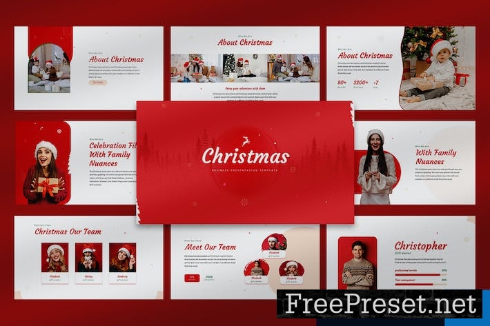 Christmas Creative Keynote Template FREWU4H