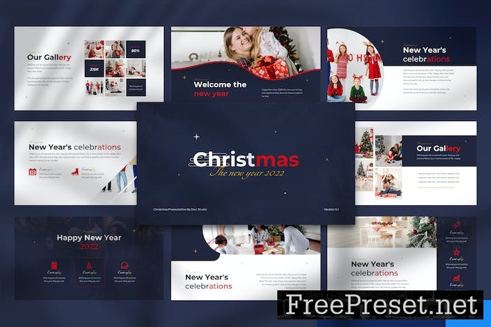 Christmas Gallery keynote Template