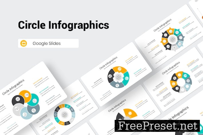 Circle Infographics Google Slides Presentation NYXVBL8