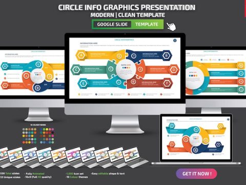 Circle Infographics Google Slides Templates TLDS2SR