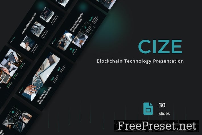 Cize - Blockchain Technology Google Slides