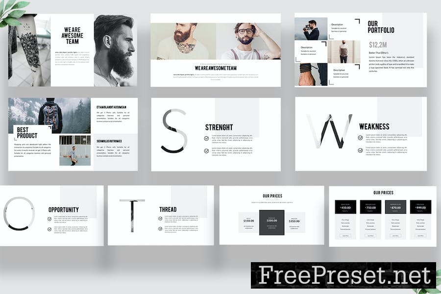 Classicy Powerpoint Template FB6ZEL4