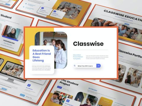 Classwise Education Presentation Keynote Template STMW54B