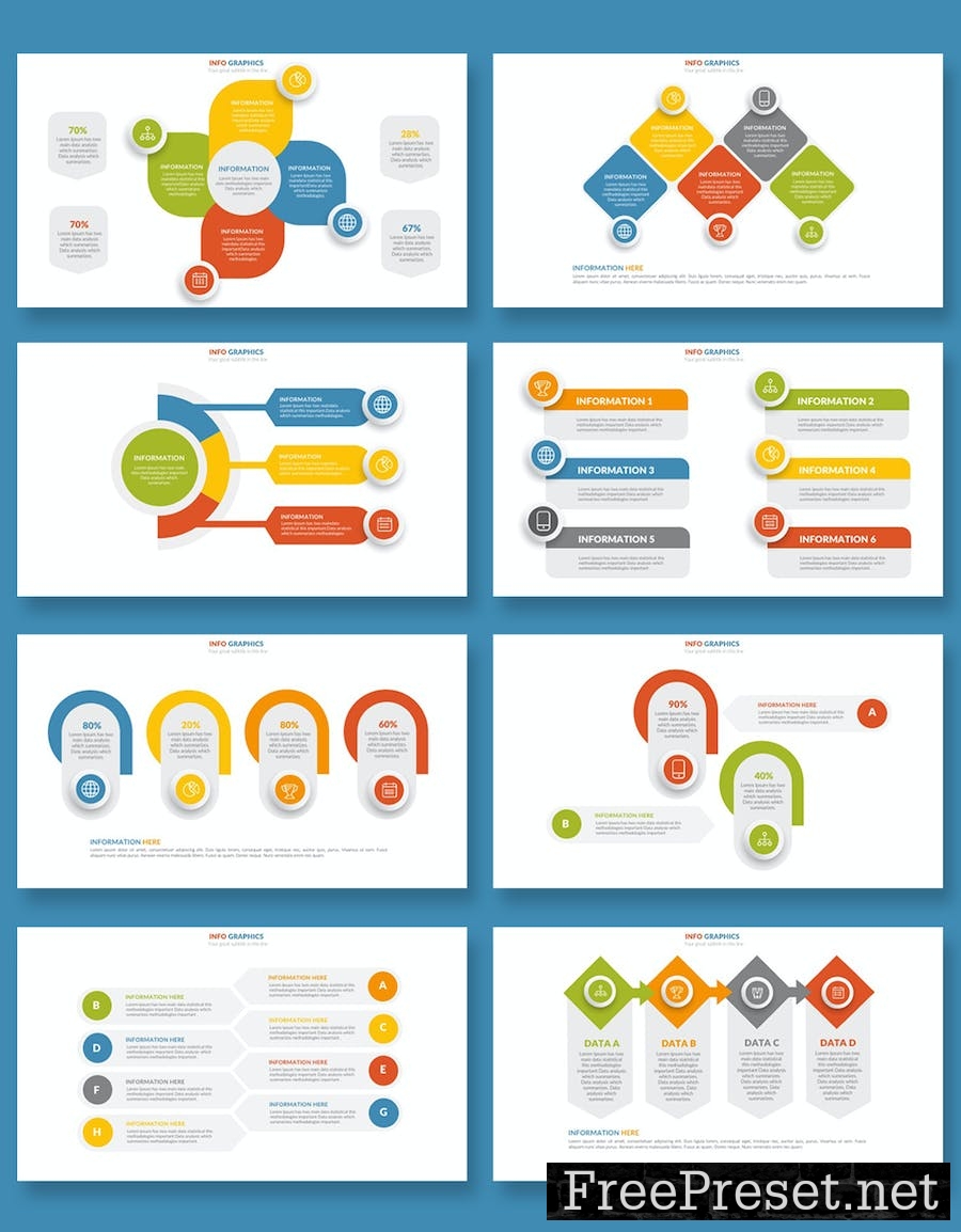 Clean Infographics Google Slides Template