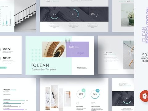 Clean Minimalist | Presentation Template JLXQCPQ