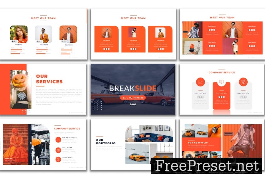 Clean Stoone - PowerPoint Presentation Template