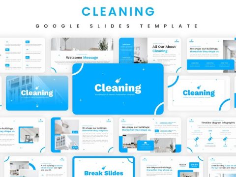 Cleaning - Interior Design Google Slides Template PHEB6MC