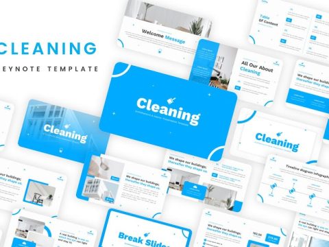 Cleaning - Interior Design Keynote Template 8S5CZXF