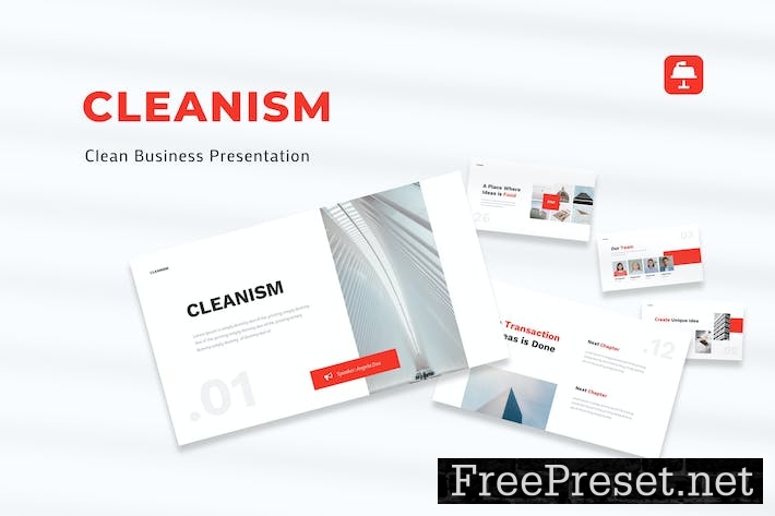 Cleanism - Clean Business Presentation Keynote