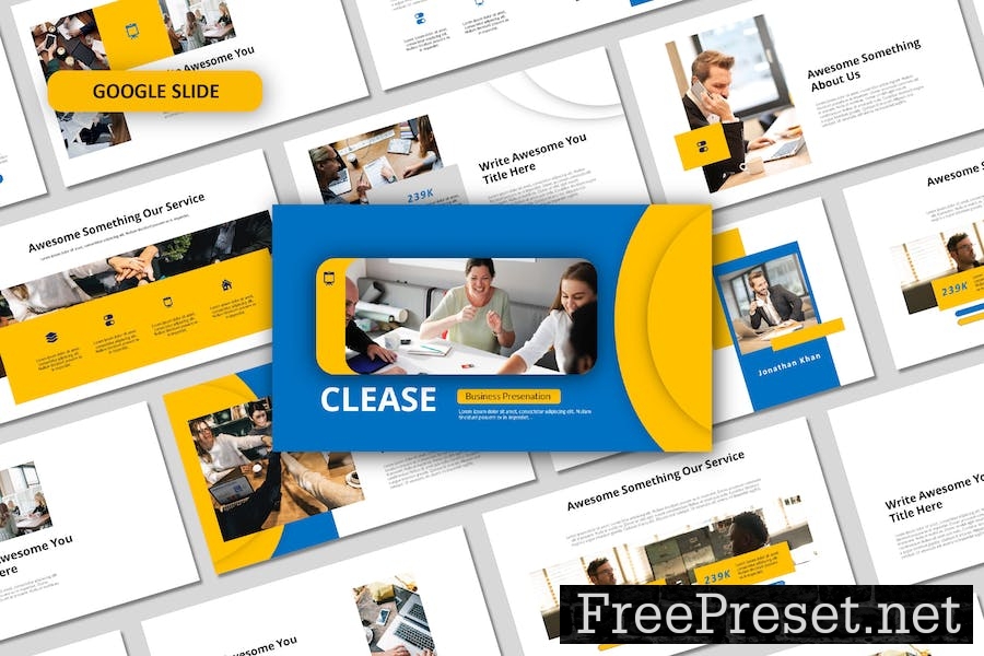 Clease Google Slide Template