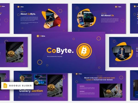 CoByte - Cryptocurrency Blokchain Google Slides 4BQSA78