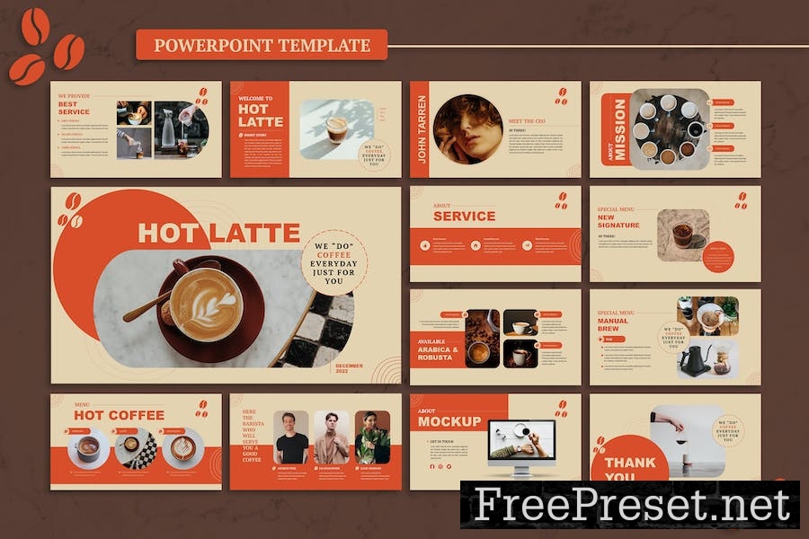 Coffee Presentation - Powerpoint PLYH7MR