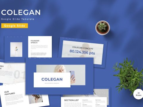 Colegan - Google Slide Template 99KBQBL