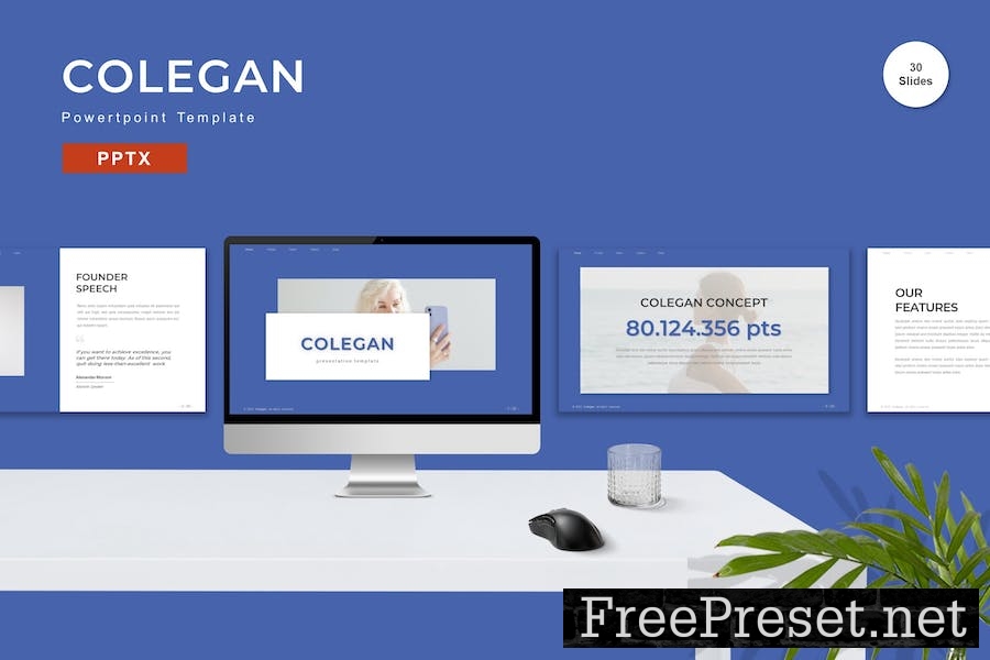 Colegan - Powerpoint Template R2HKCRX