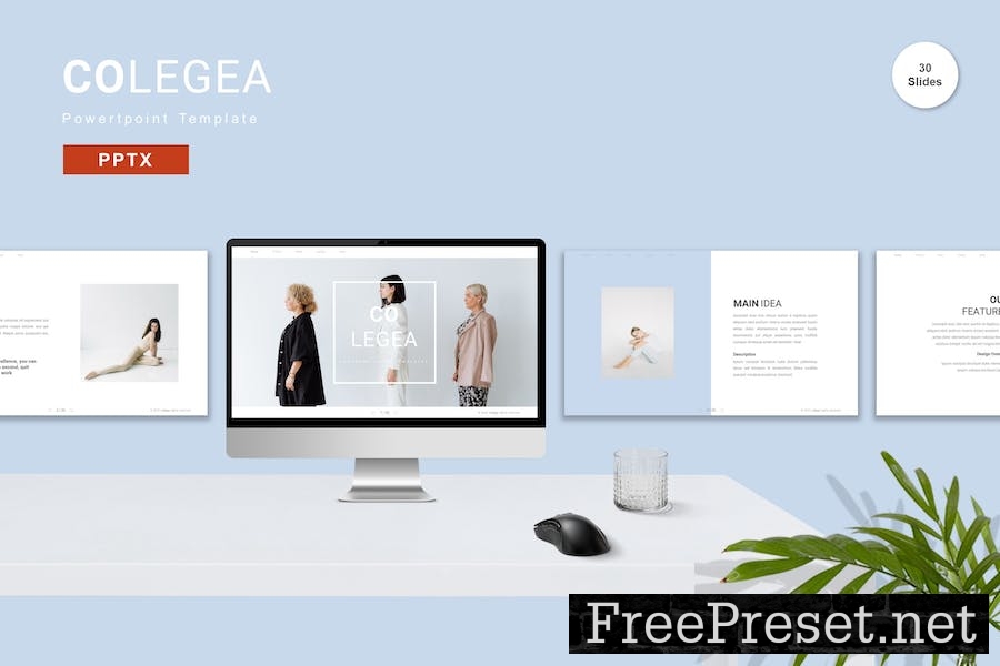 Colegea - Powerpoint Template 95QWLG3