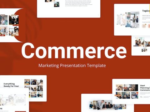 Commerce Maroon Modern Marketing Google Slides U8U5PNF