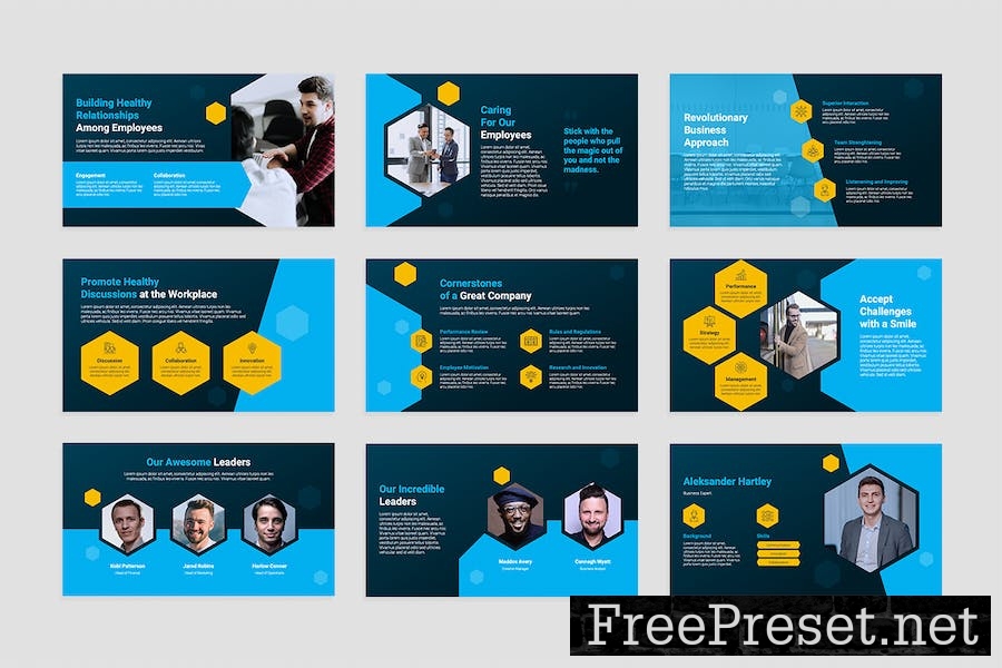 Company Profile PowerPoint Presentation Template CZZ2FRL