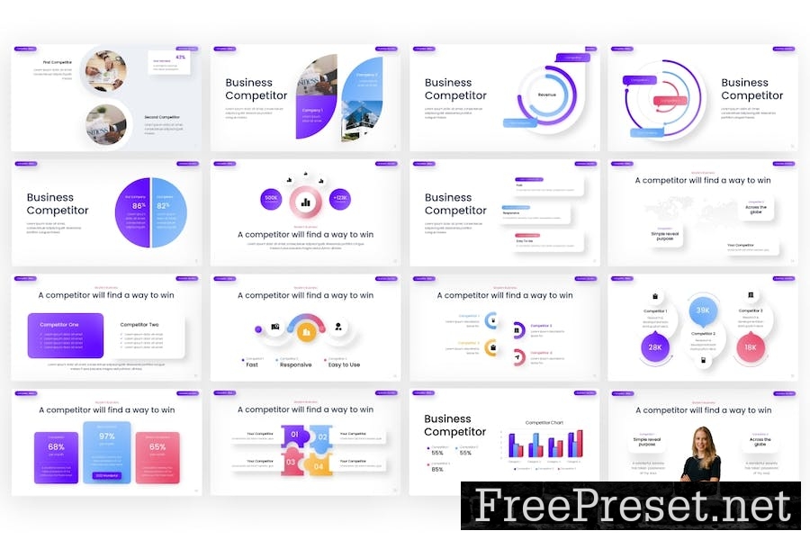 Competitor Professional Keynote Template 4TQWR75