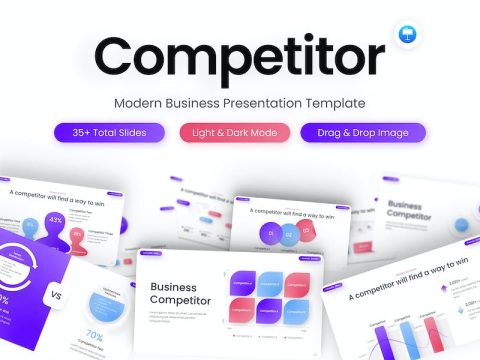 Competitor Professional Keynote Template 4TQWR75