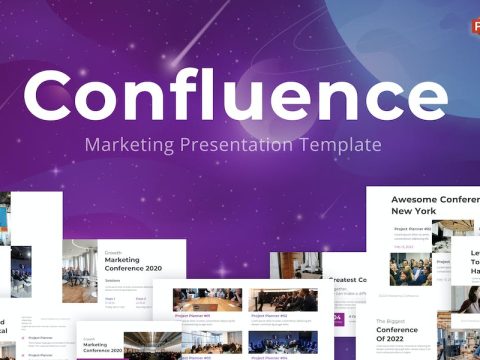 Confluence Purple Modern Marketing PowerPoint