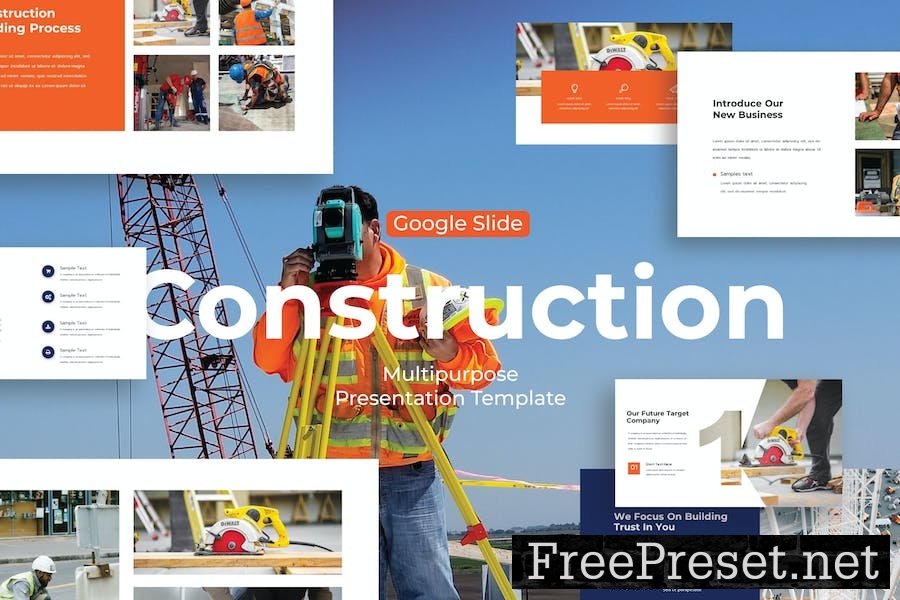 Construction - Google Slide Template 2VVL2UB