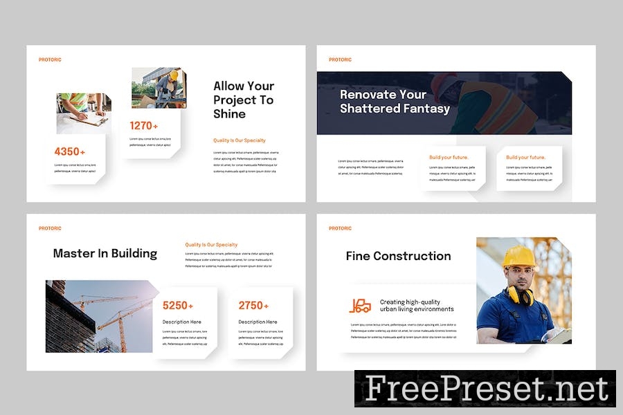 Construction Google Slides Presentation Template XQWF3HN