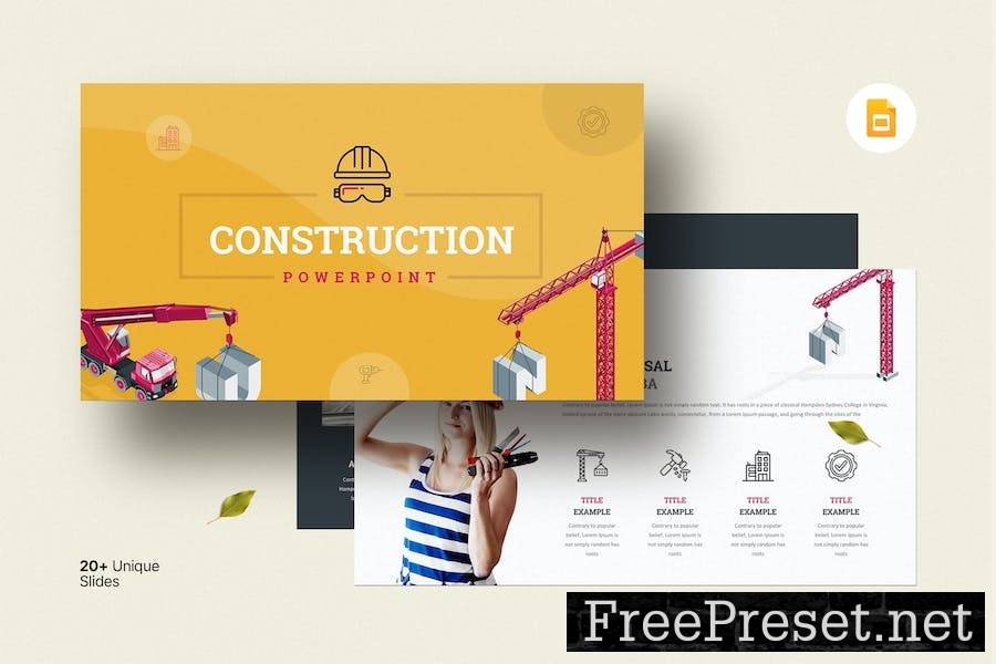 Construction Google Slides Template