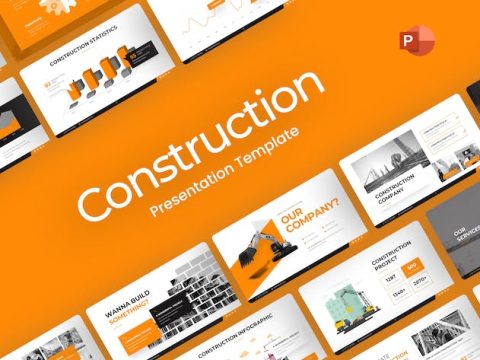 Construction PowerPoint Template W3KHTA4