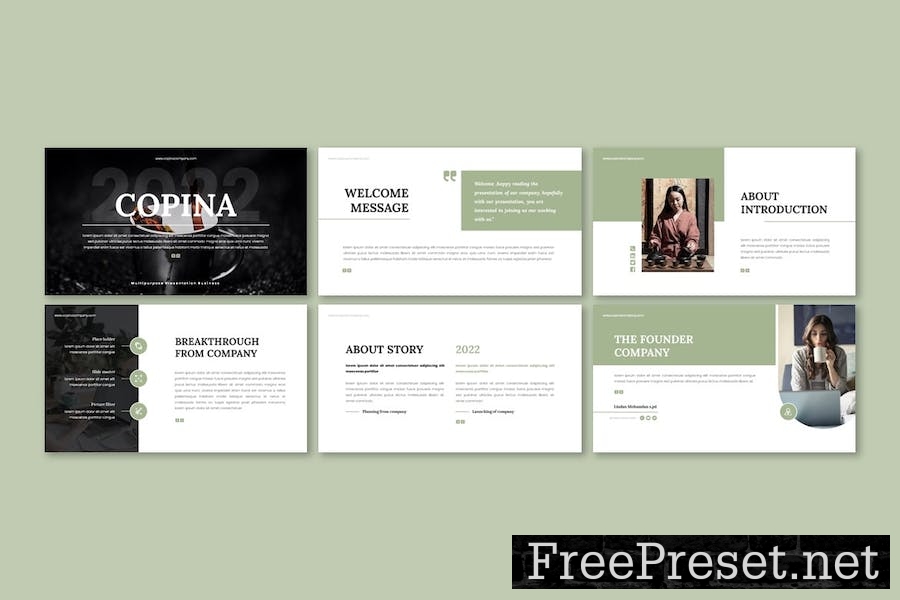 Copina - Multipurpose Google Slides Template UQH64V2