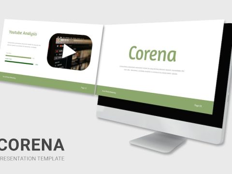 Corena - Social Media Marketing Google Slides