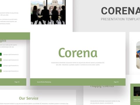 Corena - Social Media Marketing Powerpoint WGLNHY4