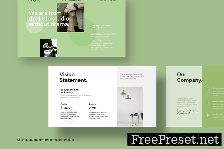 Corlist Minimal keynote Presentation Template