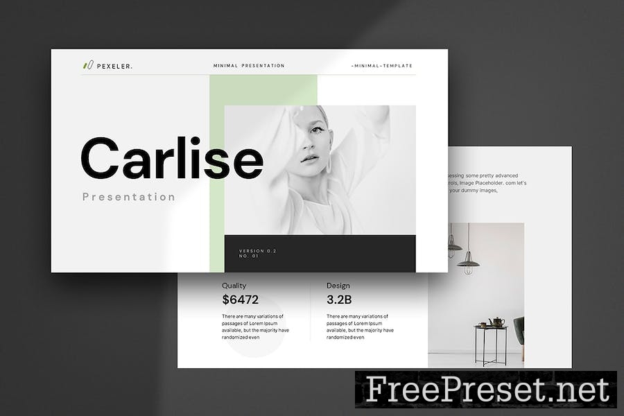 Corlist Minimal keynote Presentation Template