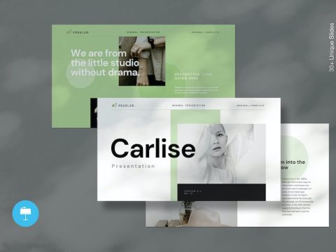 Corlist Minimal keynote Presentation Template