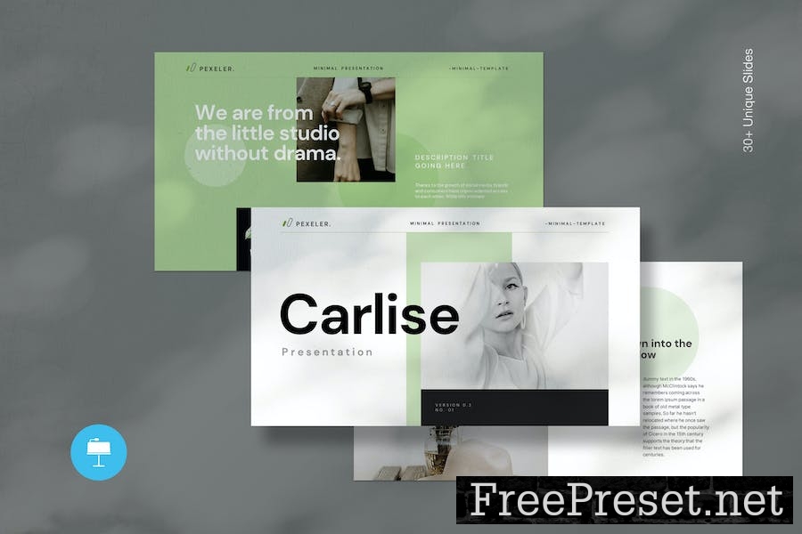 Corlist Minimal keynote Presentation Template