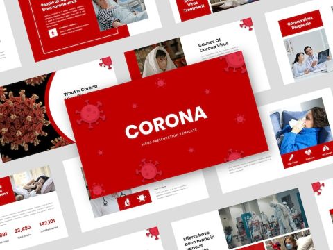 Corona - Virus Google Slide Template Q85KUNV