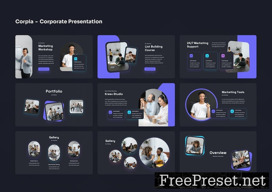 Corpia - Corporate Keynote Presentation LBRXZPZ