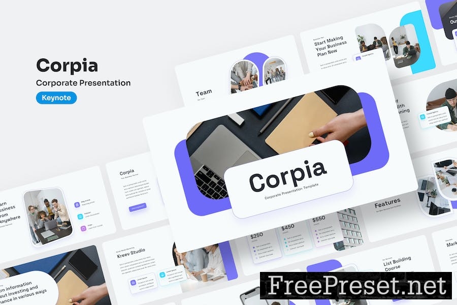 Corpia - Corporate Keynote Presentation LBRXZPZ