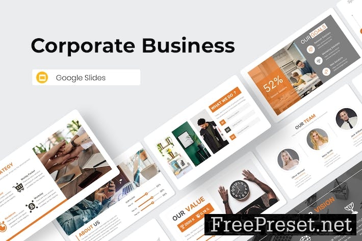 Corporate Business Google Slides Presentation YK27XAX