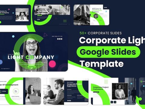 Corporate Light Google Slides Presentation Templat H2XGCLL