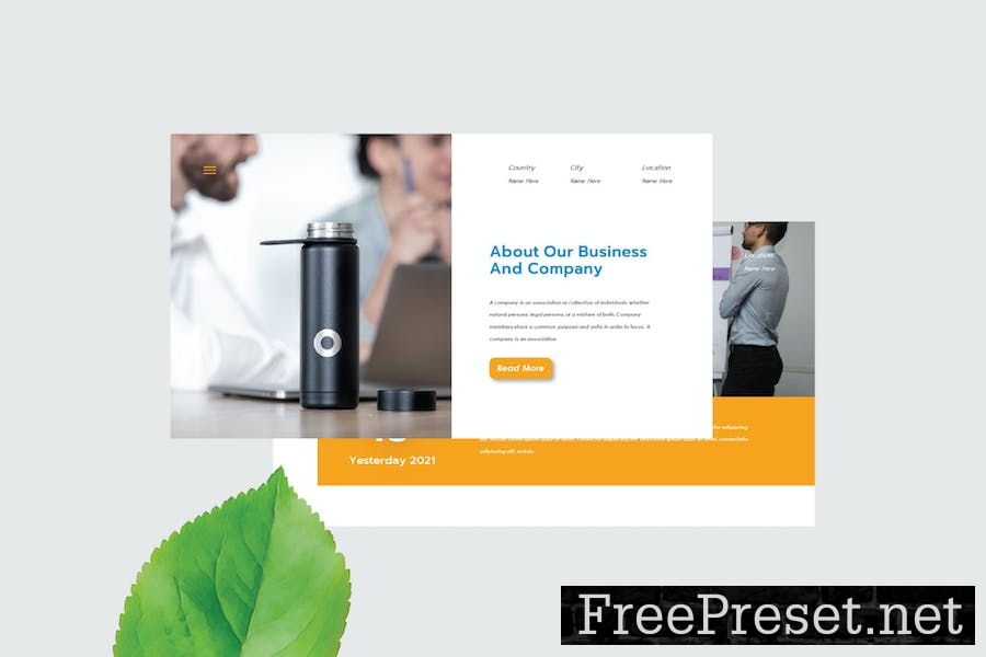 Corporate - PowerPoint Template CULRQUV