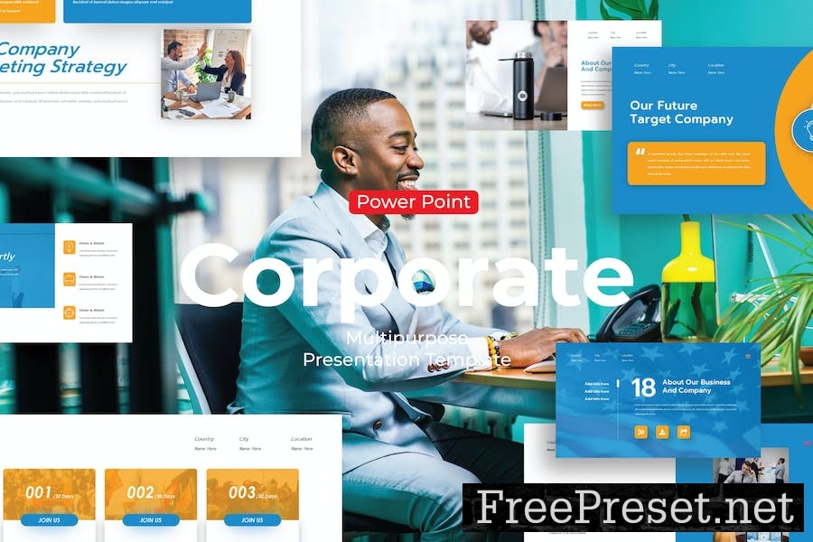 Corporate - PowerPoint Template CULRQUV