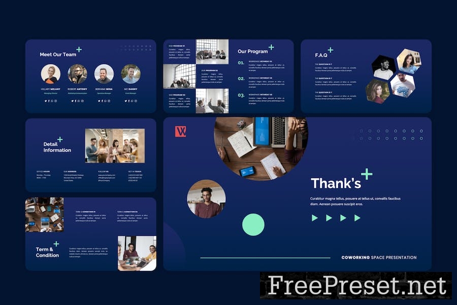 Coworking Space Keynote Template