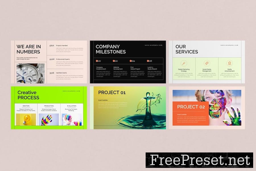 Creative Agency Keynote Presentation Template